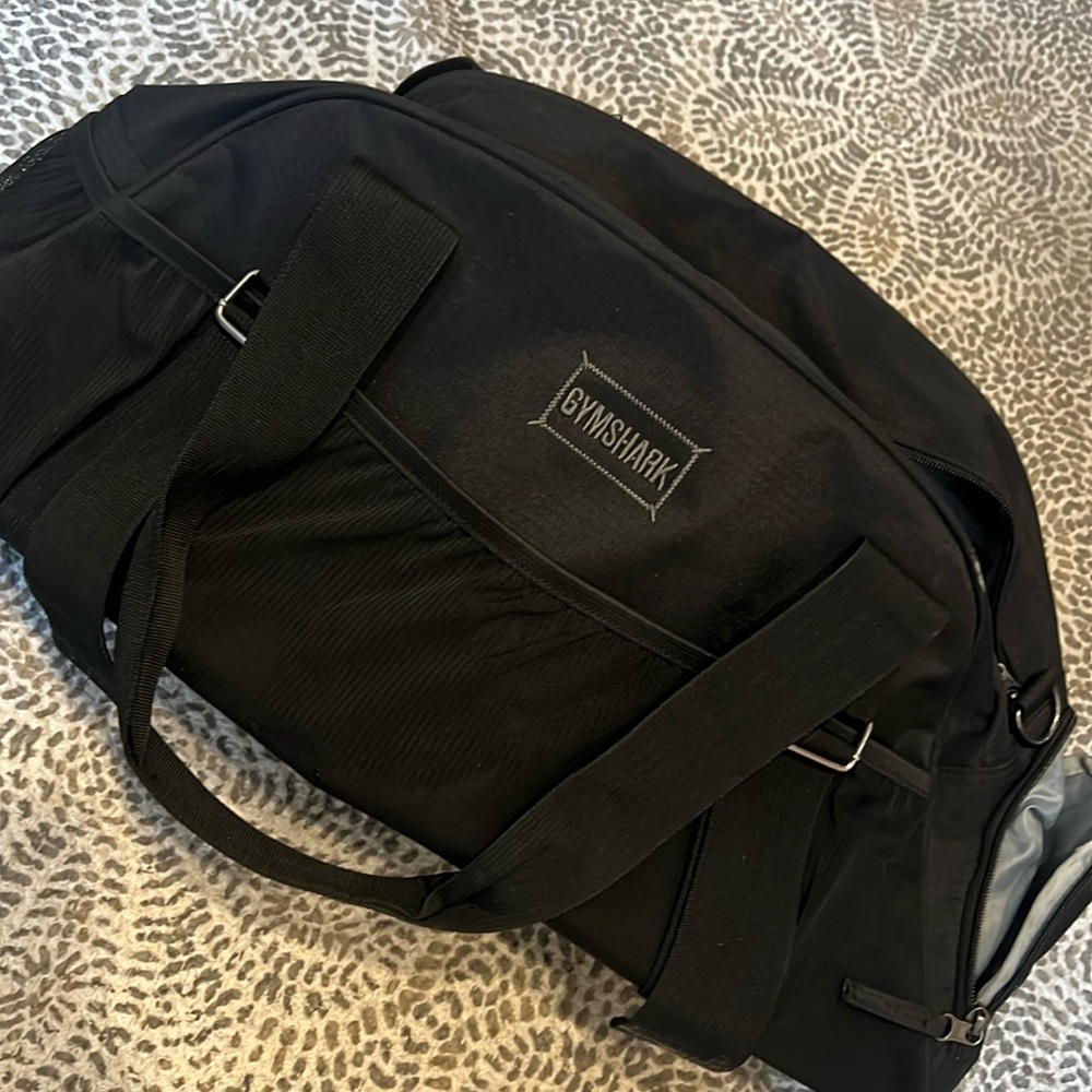 Gymshark black gym bag